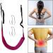 MERIGLARE Lumbar Traction Belt Traction Stretch Strap Home Care Elderly Patient Family Spinal Back Belt Sturdy Lumbar Retractor Belt with Hook Violet - Buy Online on GoSupps.com