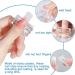 ZXCHOME Clear Nail Tips Clips Clear Polygel Nail Tip Clips Nail Pinch Clips Extension Pliers - Buy Online on GoSupps.com