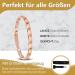 Jeracol Titanstahl Magnetic Arm Band for Women - 3500 Gauss Adjustable Bracelet with Gift Box | Stylish Magnetic Jewelry in Rose Gold - Buy Online on GoSupps.com