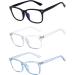 Blue Light Blocking Reading Glasses Anti UV Ray Nerd Eyeglasses for Women/Men - Lightweight Computer Eyeglasses - 1.75x Magnification - Buy Online on GoSupps.com