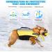 POPETPOP Dog Life Jacket for Swimming - Reflective Pet Float Coat for Small, Medium, Large Dogs - Buy Online on GoSupps.com
