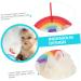 PLAFOPE 1pc Rainbow Bath Ball Body Scrub Sponge Bath Sponges for Cleaning Supply Tub for Newborn Mesh Shower Ball Body Wash Bath Rinser Soft Bath Sponges Wash Puff - Buy Online on GoSupps.com