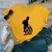 Women's Easter Rabbit Print Tunic Tee - D-yellow - 3X-Large - Buy Online on GoSupps.com