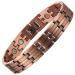 BioMag Copper Bracelet for Men Magnetic Bracelet Copper Wristband with Ultra Strength Magnets 8.5inches Adjustable with Tools (Copper)