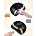 Aokyom 168W UV LED Nail Dryer Lamp - Professional Gel Nail Lamp with 10/30/60/99S Timer & Smart Sensor - Luxury Black Gold for All Gel Nail Polish & Toenails - Buy Online on GoSupps.com