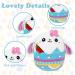 Easter Eggs Bunny Stuffed Animal Toy for Kids Easter Bunny Plushies Toy 20cm Cute Rabbit Plush Stuffed Bunny Plush Doll Toys Kawaii Easter Decor Easter Basket Stuffers Easter Gift for Boys Girls Pillow - Buy Online on GoSupps.com