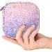 Colorful Glitter Napkin Storage Bag | Portable Menstrual Pad & Cup Pocket for Girls & Women | Zippered & Stylish - Buy Online on GoSupps.com
