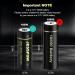 18500 Rechargeable Li-ion Battery 1600mAh 3.7V | IMR 18500 for Flashlights & Solar Lights | 8 Pack - International Shipping Available - Buy Online on GoSupps.com