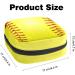 Menstruation Pad Bag with Zipper | Stylish Women's Napkin & Tampon Organizer | Sports Ball Design for Girls - Yellow Baseball - Buy Online on GoSupps.com
