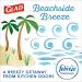 Glad Small Kitchen Drawstring Trash Bags 4 Gallon 80 Count - Febreze Beachside Breeze Scented - Multicolor - Buy Online on GoSupps.com