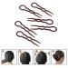 Canomo 36-Piece Plastic U-Shaped Hair Pins Set - Fast Spiral Hair Braid Twist Clips for Girls and Women, Black and Brown - Styling Grip Pins - Buy Online on GoSupps.com