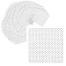 Jagowa 300 Pieces Lint Free Wipes Nail Polish Remover Wipes For Nails (White)