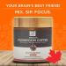 The Youth Effect Mushroom Coffee Infused with Organic Lion's Mane Bacopa & Rhodiola. Mushroom Coffee for All-Day Productivity & Creativity + Think + Mindfulness Low Caffeine Coffee Substitute. (100g 50 Servings MADE IN CANADA) - Buy Online on GoSupps.com