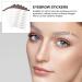 Beavorty 30 pcs eyebrow stickers makeup stickers tattoo eyebrow Temporary Brow Tattoos tool cosmetic 4d 1 count (Pack of 1) Brownx5pcs - Buy Online on GoSupps.com