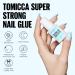 TOMICCA Quick Dry Nail Glue 7ml Extra Strong Brush On Nail Glue for Nail Repair Super Strong False Nail Glue For Nail Tips Long Lasting Nail Adhesive Glue- Professional Salon & Home Use Brush On Nail Glue-7ml - Buy Online on GoSupps.com