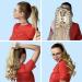 CAISHA 20" Hairpiece Ponytail Clip On Extension With Butterfly Claw Voluminous Wavy Intense Red H101 intense red #3100 H101 - Buy Online on GoSupps.com