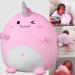Marsjoy 8" Pink Unicorn Plush Pillow Stuffed Animal Squishy Plays Christmaushie Pillow Cute Unicorn Huggable Toy Soft Cushion for Girl Kid Children's Day Pink Wings Uk