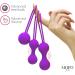 MOPO LLC Kegel Weighted Exercise Balls - Strengthen Pelvic Floor & Bladder Control - Set of 3 for All Levels - Purple - International Shipping Available - Buy Online on GoSupps.com