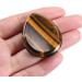 Tiger's Eye Gemstone Carved Thumb Worry Stone for Anxiety Relief - Buy Online on GoSupps.com