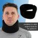 SOLACE BRACING Perfect Fit Neck Support - British Made & NHS Supplied Cervical Neck Collar Brace for Day & Night Relief - Black - Buy Online on GoSupps.com