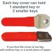 Swimcelleil Silicone Key Cover - Anti-Scratch Protection for Car Bike & House Keys - Blue (Pack of 3) - Buy Online on GoSupps.com