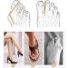 Bunion Corrector Pads - 2 Pair Gel Toe Separator & Cushion Protector for Big Toe Hammer Toe Straightener and Bunion Relief - Foot Pain Relief and Callus Corns Prevention - Buy Online on GoSupps.com