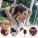 20 Pcs Boho Bracelet Hair Ties for Women - Elastic Hair Bands in 5 Cute Styles for Thick & Thin Hair (Black & Beige) - Buy Online on GoSupps.com