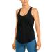 CRZ YOGA Women's Racerback Workout Tank Tops Loose Fit - Soft Pima Cotton Athletic Yoga Shirts Lightweight Medium Black