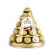 FERRERO ROCHER Fine Hazelnut Milk Chocolate Gift Box 28 Count Golden Cone Gift Box of Individually Wrapped Chocolates Christmas Chocolate 350 grams 28 pieces