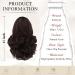 Sofeiyan Ponytail Extension 11" Claw Clip in Ponytail Hair Extensions Curly Wavy Ponytail Fluffy Synthetic Hairpiece for Women Daily Use Medium brown - Buy Online on GoSupps.com