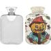 Naanle Halloween Pumpkin Heat Bottle - 1L Hand & Foot Warmer for Pain Relief | MITED Transparent Hot Water Bottle for Cold Therapy - Buy Online on GoSupps.com