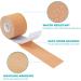 FITOP Uncut Kinesiology Tape 4-Pack for Sports (Pink, Blue, Black, Beige) - Buy Online on GoSupps.com