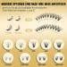 QUEWEL Individual Cluster Lashes - 320 Pieces 0.07C Curl 30D+40D Natural DIY Eyelash Extensions Mix 12-18mm - Buy Online on GoSupps.com