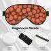Basketball Orange Soft Sleep Eye Mask Female Breathable Eye Patch Perfect for Travel and Relaxation - Buy Online on GoSupps.com