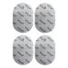 Set of 4 oval electrode pads - compatible with EMS & TENS devices from Panasonic