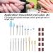 Nail Grinding Tip 2.35mm - High Wear Resistant Nail Art Drill Bit & 10 Sanding Bands for Beginners | Perfect Manicure Tools - Buy Online on GoSupps.com