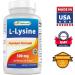 Best Naturals L-Lysine 500mg 250 Tablets - 250 Count Pack - Immune Support Supplement - Buy Online on GoSupps.com