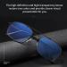 Lanlang Reading Glasses for Men & Women - Flex Memory Titanium Blue Light Filter Anti-Blue High Transparency 0-4 Diopters - Buy Online on GoSupps.com