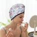 Quick-Dry Hair Towel Wrap | Button Turban for Fast Hair Drying | Flamingo & Pineapple Print - Buy Online on GoSupps.com
