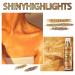Shimmer Body Oil - Waterproof Liquid Luminizer for Face & Body | Gold Glow Illuminator & Moisturizer | Highlighter Makeup (1 Count - Buy Online on GoSupps.com