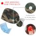 2 Pack Pink Camouflage Ponytail Bouffant Caps with Buttons - Adjustable Working Hats | Color 4 - Buy Online on GoSupps.com