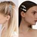 Tyqour 4 Pieces Rhinestone Wedding Hair Pins Silver Bridal Hair Clip Rhinestone Glitter Hair Clips Diamond Crystal Hair Accessories Bling Decorative Hair Clips - Buy Online on GoSupps.com