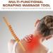 Premium Gua Sha Wood Stick - Wooden Massage Tool for Muscle Relaxation | 20 Beads for Back Abdomen & Shoulder Relief - Buy Online on GoSupps.com