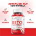 Fit Life Keto ACV Gummies - Weight Loss Shark Tank Vegan Formula - 1000mg Apple Cider Vinegar Vitamin B12 - 60 Gummies - Buy Online on GoSupps.com