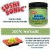 Sushi Sonic 100% Real Wasabi Powder - Authentic Flavor, No Fillers, Non-GMO, Vegan - 1.25 oz Jar | Traditional Wasabi Powder - Buy Online on GoSupps.com