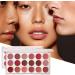 Cream-to-matte palette 18-shade kit from shades soft velvet formula highly pigmented moisturizing compact | Glossy to shades travel-friendly palette - Buy Online on GoSupps.com