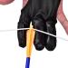 VGEBY Archery Finger Glove  Faux Cowhide Three Finger Recurve Bow Archery Glove for Hunting Shooting Bow - Buy Online on GoSupps.com