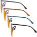 Eyekepper 4 Pack Blue Light Blocking Reading Glasses for Women - +3.00 Strength Orange Tinted Perfect for Computer Use - Buy Online on GoSupps.com