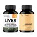 Sandhu's Liver Detox & Debloat Support Supplement Capsules for Women & Men | Supports Liver Digestive & Gut Health | Helps Ease Bloating | Gentle on Stomach