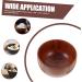 FRCOLOR Wooden Shaving Bowl Set - 2pcs Men's Shaving Soap Cup & Brush - Premium Bamboo Barber Supplies - Buy Online on GoSupps.com